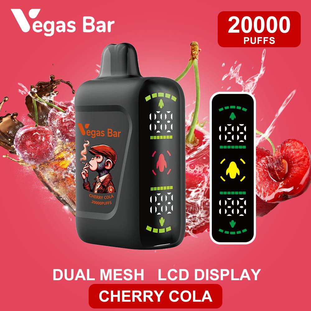 خرید پاد یکبارمصرف 20,000 پاف vegas bar بلوبری تمشک ترش blueberry sour raspberry