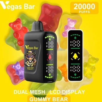پاد یکبارمصرف 20,000 پاف vegas bar آدامس خرسی gummy bear
