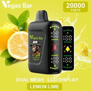 خرید پاد یکبارمصرف 20,000 پاف vegas bar لیموناد lemon lime