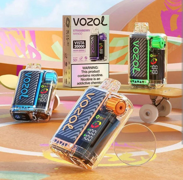 خرید پاد یکبارمصرف 20000 پاف ووزول هلو یخ /// Peach ice VOZOL