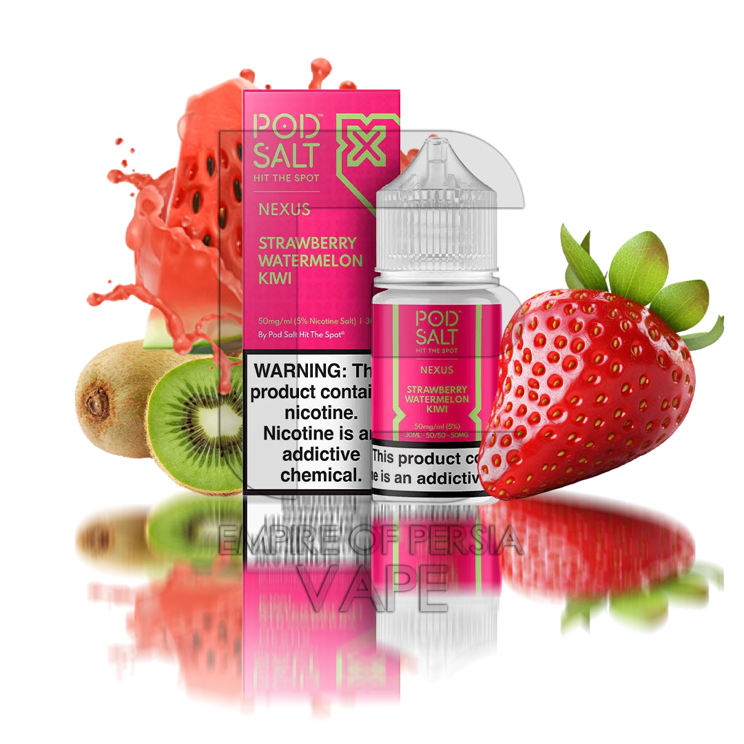 خرید سالت توت فرنگی هندوانه کیوی پادسالت حجم 30 میلی لیتر نیکوتین 25 میلی گرم