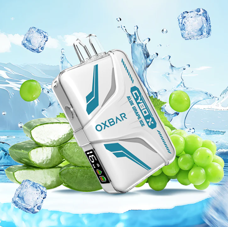 خرید پاد یکبارمصرف 20,000 پاف oxbar آلوا انگور یخ