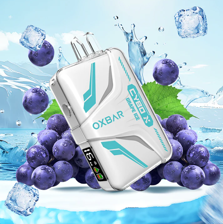 خرید پاد یکبارمصرف 20,000 پاف oxbar انگور یخ