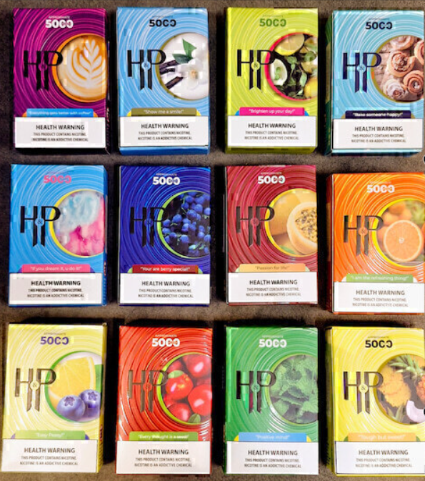 خرید پاد یکبارمصرف 5000 پاف اچ پی لیمو نعناع