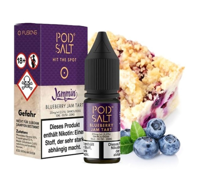 خرید سالت مربای بلوبری پادسالت حجم 20 میلی لیتر نیکوتین 20 میلی گرم