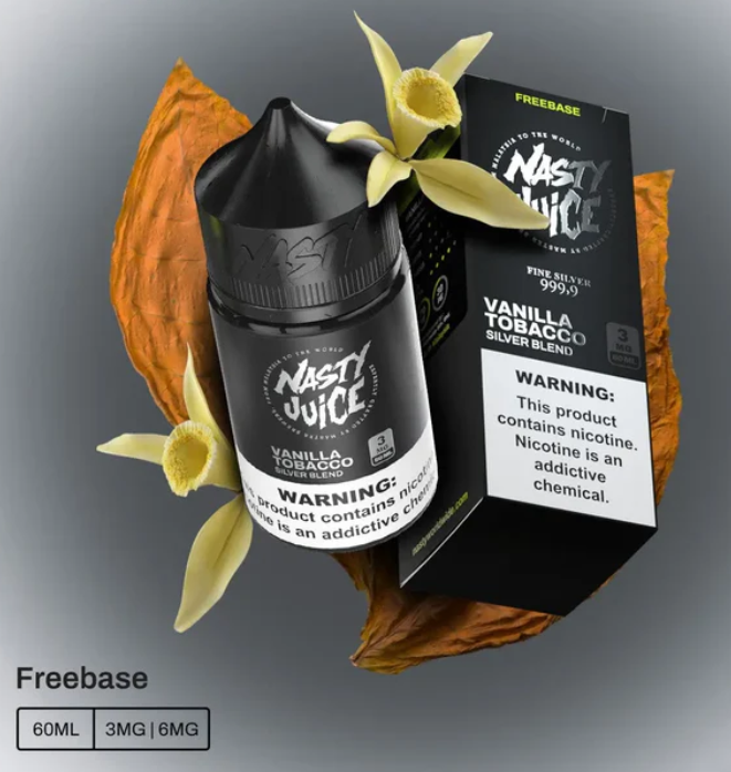 خرید جویس وانیل تنباکو 6 میلی گرم نستی