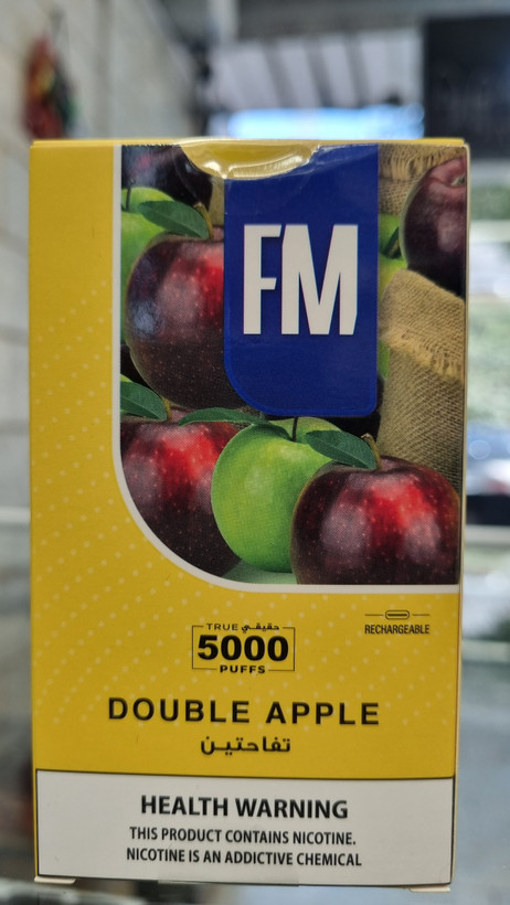 خرید پاد یکبارمصرف 5000 پاف برند اف ام دوسیب